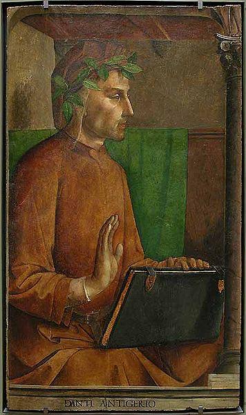Justus van Gent Dante Alighieri oil painting picture